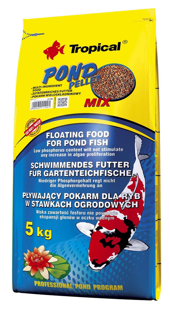 TROPICAL Pond Pellet Mix 5kg 1 TROPICAL Pond Pellet Mix 5kg
