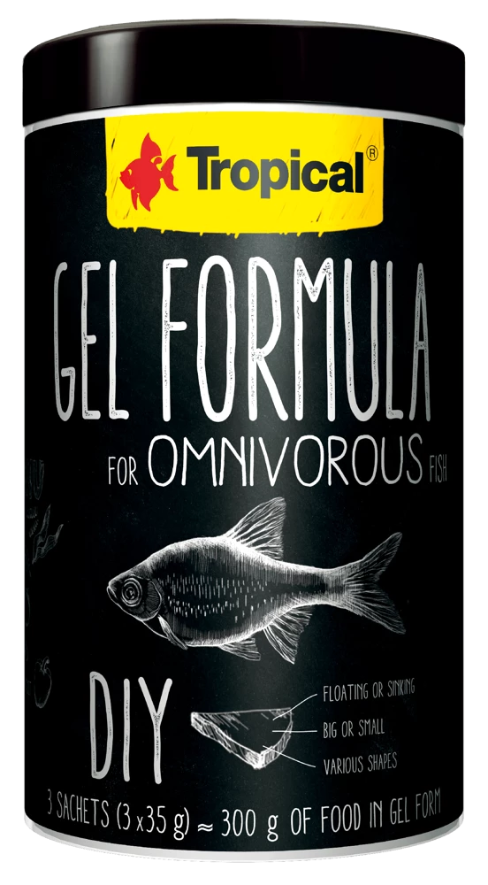 Tropical Gel Formula For Omnivorous Fish 1000ml 1 Tropical Gel Formula For Omnivorous Fish 1000ml