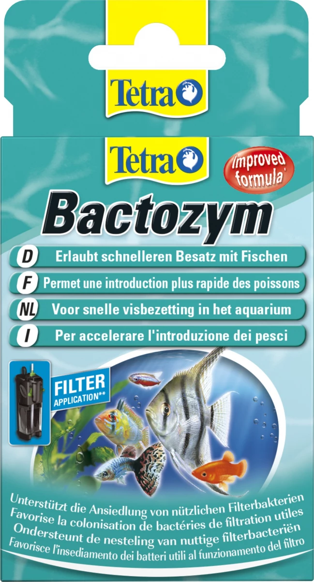 Tetra Bactozym Batteri In Capsule Per L'acquario 1 Tetra Bactozym Batteri In Capsule Per L'acquario